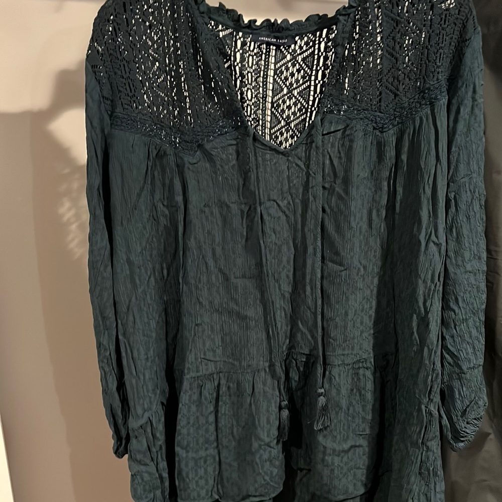 Dark green dress